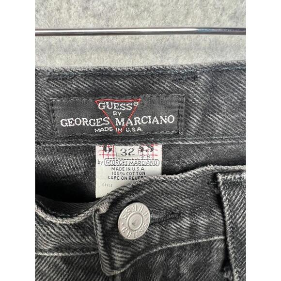 Vintage 80s Guess Stone Wash High Rise Mom Jeans Women Size 32 Classic Made USA - Picture 6 of 11